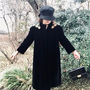 Frost Bros Vintage Velvet Opera Coat San Antonio